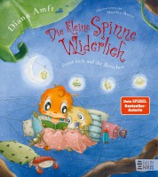 Die kleine Spinne Widerlich freut sich auf ihr Bettchen