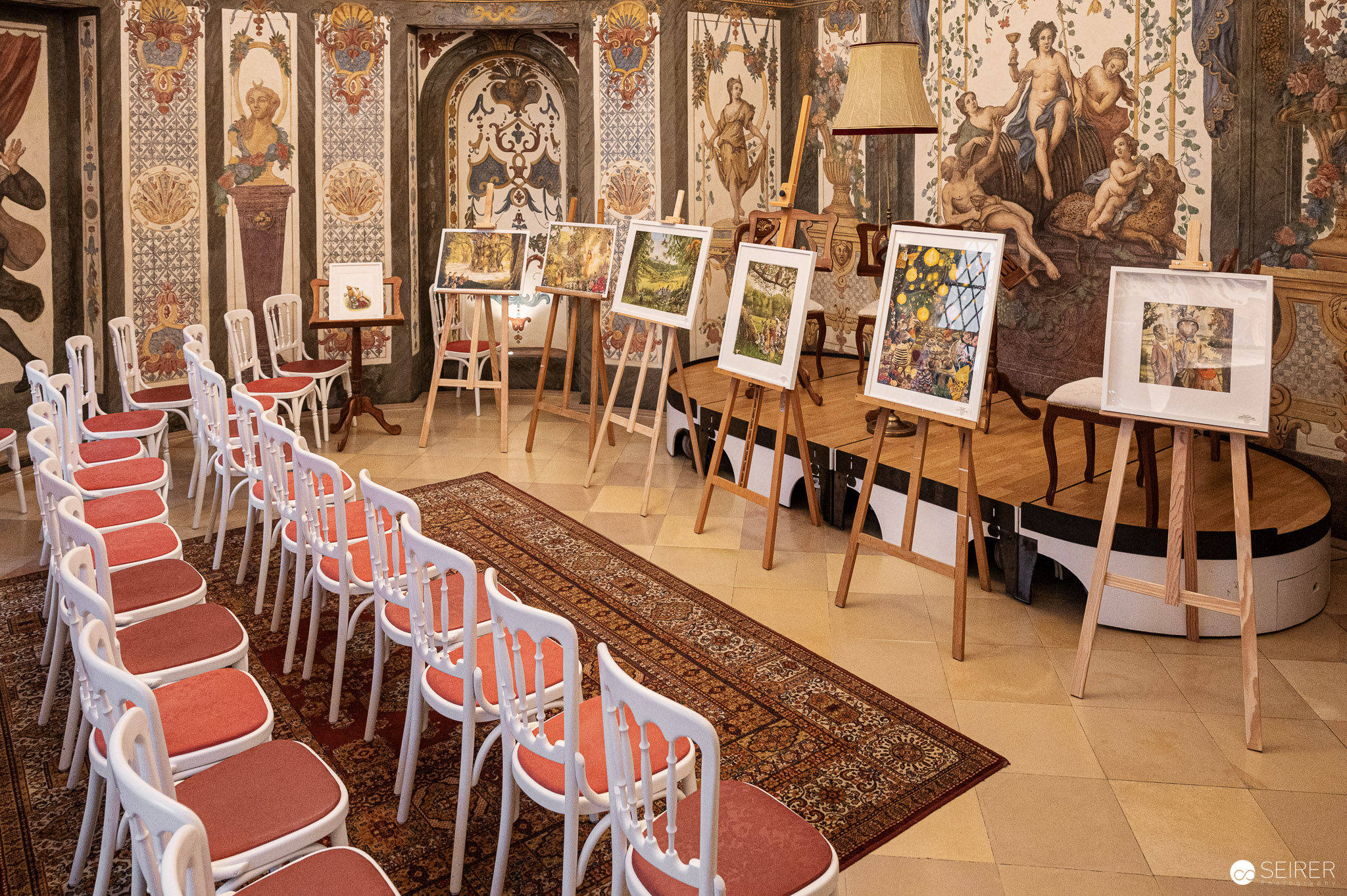 Deutschordenshaus Sala terrena Ausstellung Originalzeichnungen Wiesenwald