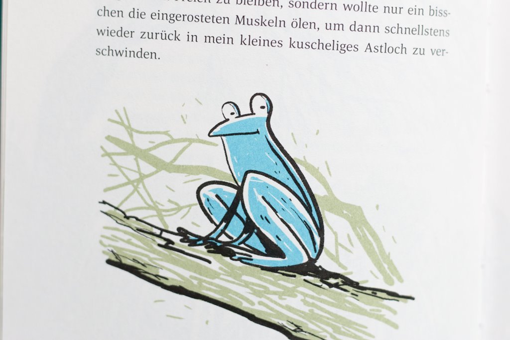 Sei kein Frosch! Ein Tierkrimi in Grün ... äh Blau