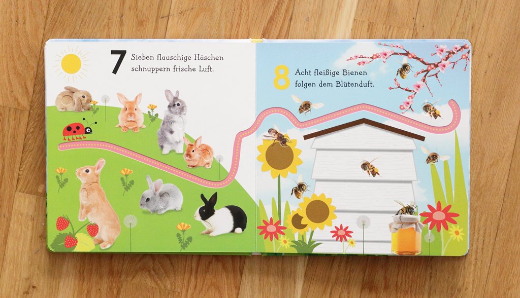 Lerne zählen mit Maxi - Mein buntes Fingerspuren-Buch