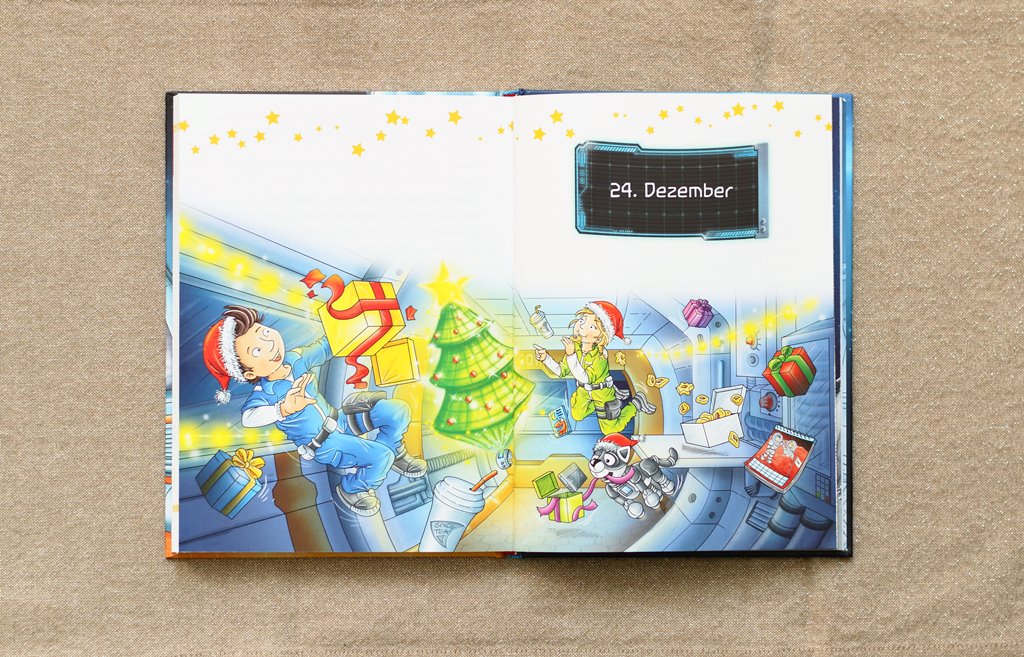 Der kleine Major Tom: Adventskalenderbuch