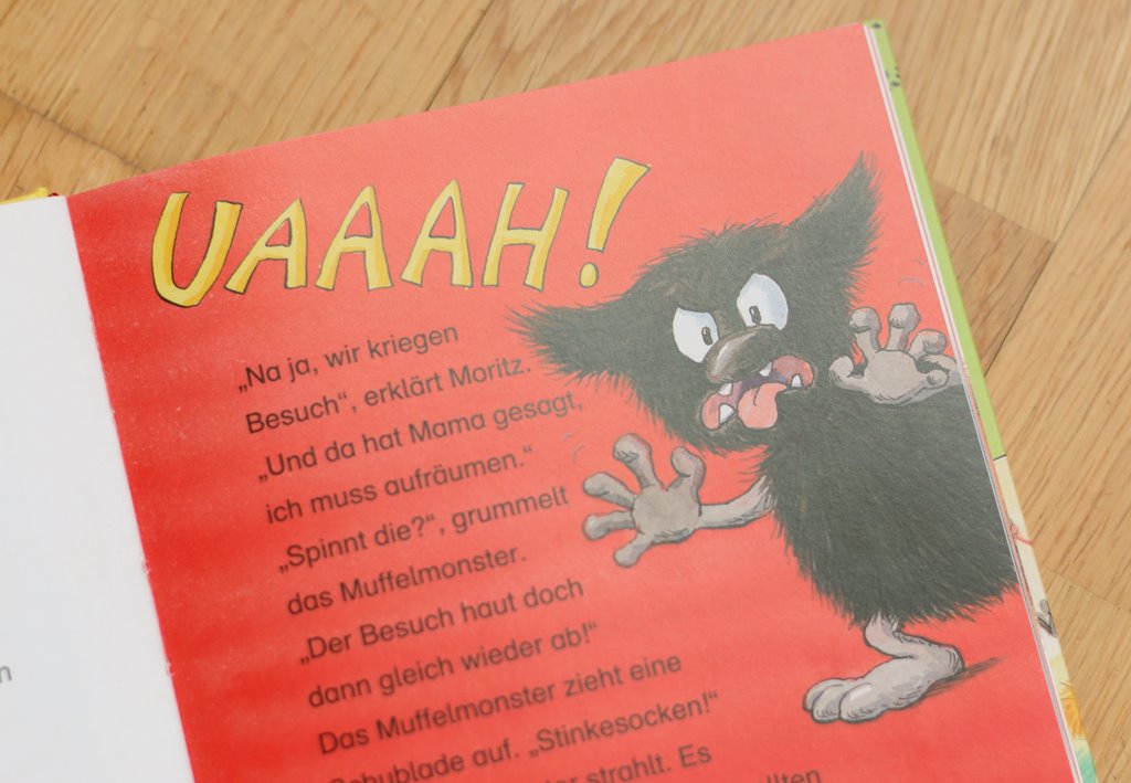 Das kleine Muffelmonster: Besuch auf vier Pfoten