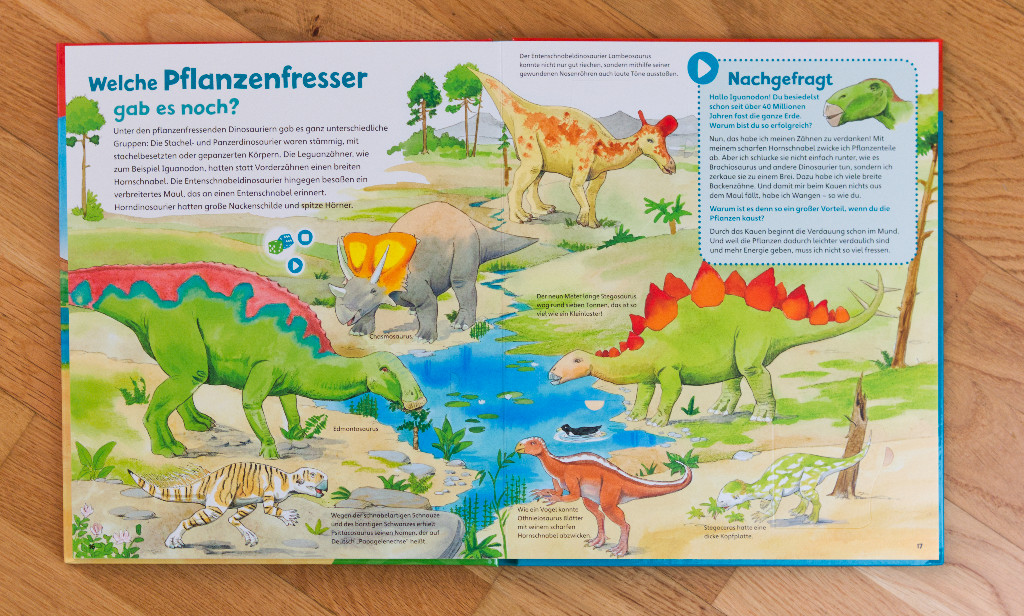 WAS IST WAS Junior BOOKii Komm mit zu den Dinosauriern!