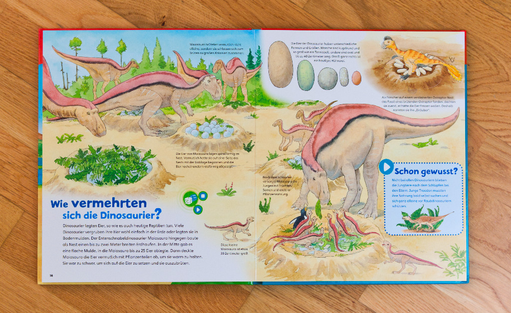 WAS IST WAS Junior BOOKii Komm mit zu den Dinosauriern!