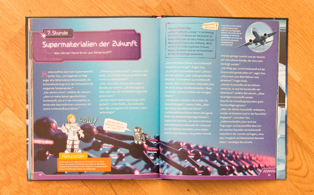 Der kleine Major Tom Space School Supermaterialien. Bausteine der Zukunft