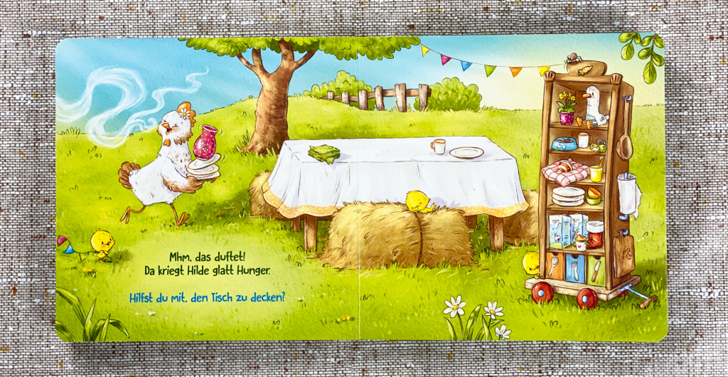 Hilde hilft dem Osterhasen