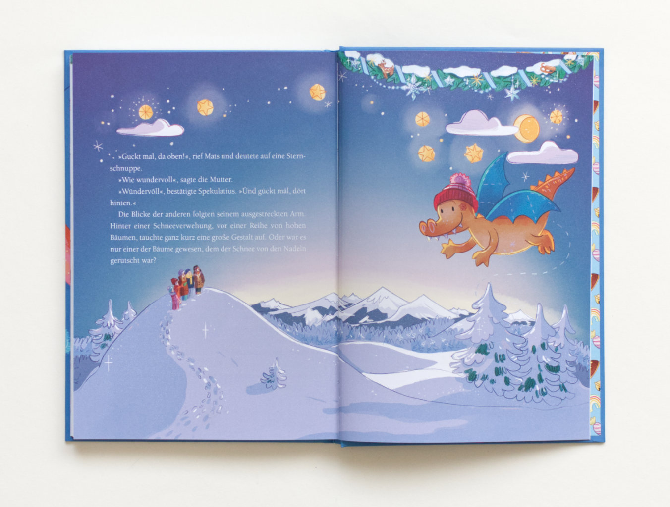 Spekulatius, der Weihnachtsdrache, und der Schneeriese