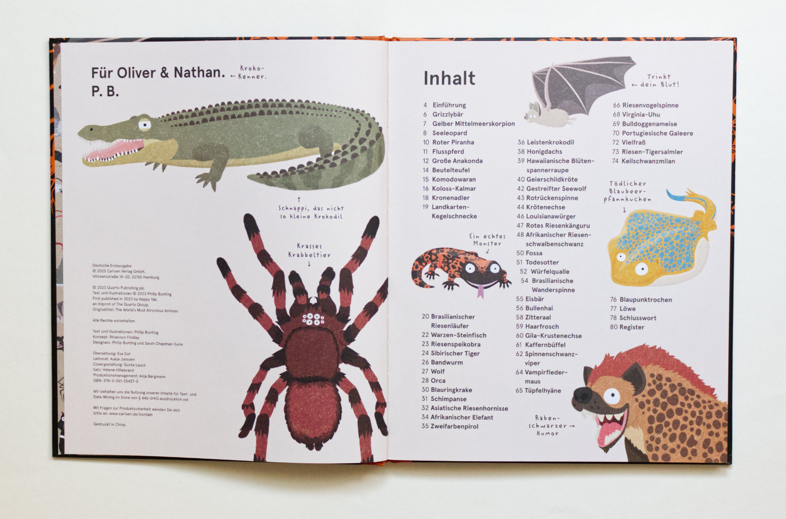 Das Lexikon gruseliger Tiere