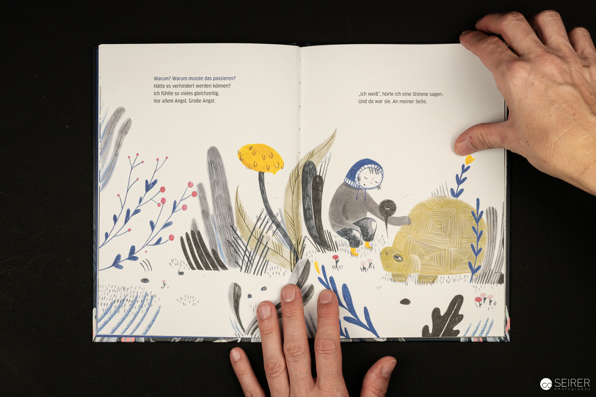 Komm, ich trag dich ein Stück, sagte die Schildkröte