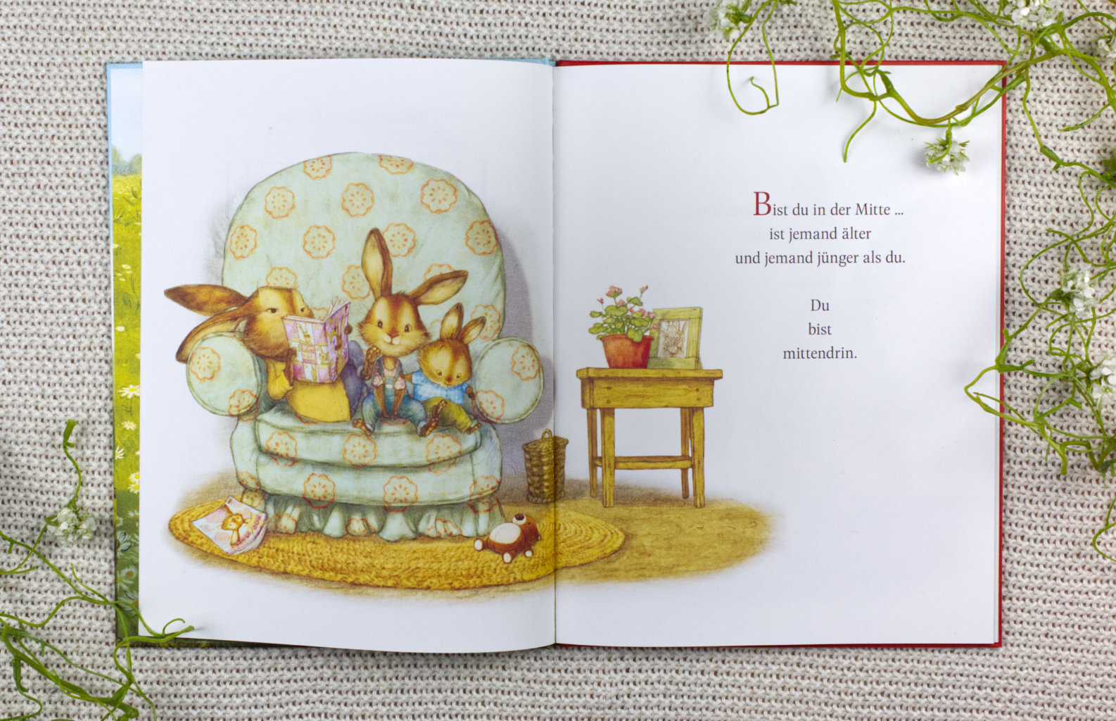 Häschen in der Mitte