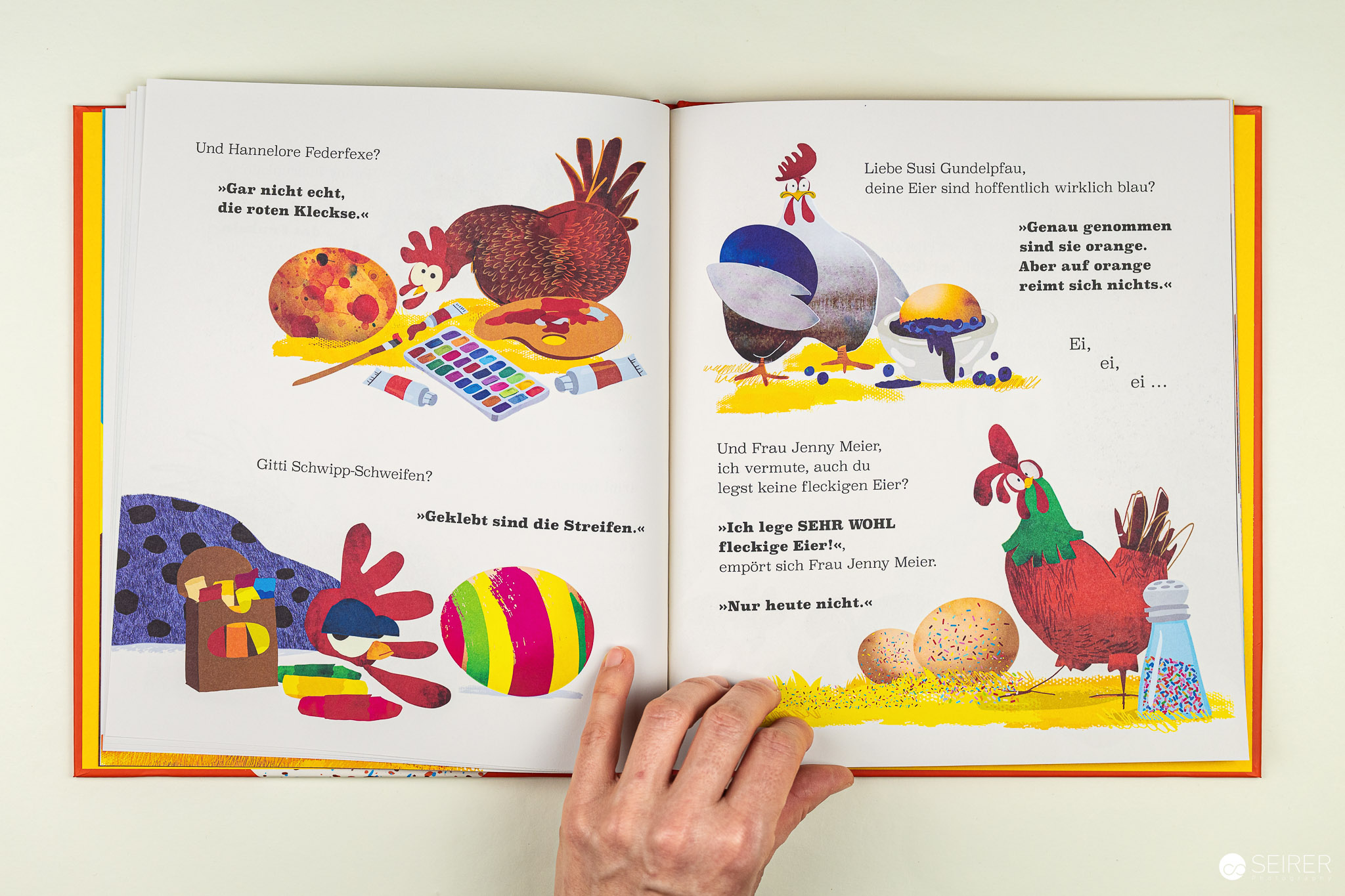 Jenny Meier legt seltsame Eier